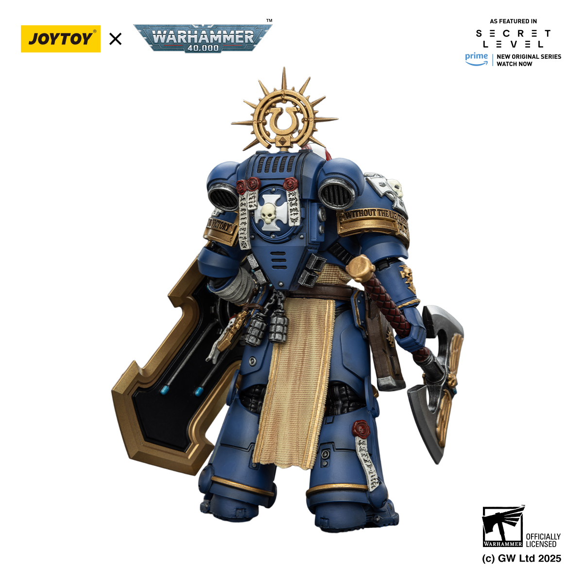 Ultramarines Metaurus with Power Axe, Stormshield and Plasma Pistol - view 14